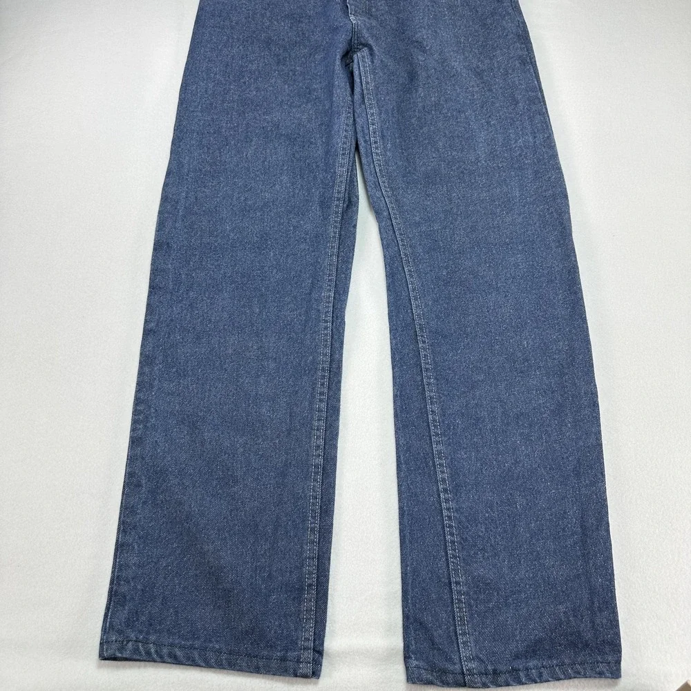 Bulwark FR Jeans Mens 38x34 Blue Relaxed Fit Straight Flame Resistant Denim Work